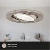 Briloner LED Einbauleuchten nickel 3er-Set 3xLED/GU10/5W Produktbild-Vorschau 3