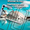 2-Pack Apple iPhone 15 Pro - Gehärtetes Glas 9H - Produktbild-Vorschau 3