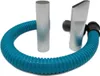 A vacuum cleaner accessory set including a flexible hose and two nozzles, displayed on a white background. Anteprima dell’immagine prodotto