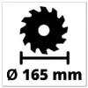 Einhell Power X-Change Akku-Handkreissäge TE-CS 18/165-1 Li Produktbild-Vorschau 7