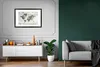 MuchoWow® MuchoWow® Gerahmtes Poster Weltkarte - Blumen - Produktbild-Vorschau 8