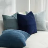 Kissenbezug Blau 45x45 4er Set Kissen Aesthetic Sofakissen Produktbild-Vorschau 2