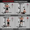 SPORTNOW Kraftstation Fitnessstation mit Latzug Produktbild-Vorschau 4