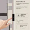Elektrický ručníkový radiátor – bílý – s termostatem a Náhled obrázku produktu 5
