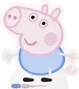A cutout image of George Pig from Peppa Pig, wearing a blue shirt. Produktbild-Vorschau