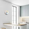 Glasuhr Wanduhr Küchenuhr Echt-Glas 30fi cm Kaffee braun Produktbild-Vorschau 5