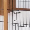 PawHut Kaninchenstall Kleintiergehege mit aufklappbarem Produktbild-Vorschau 8