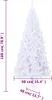 vidaXL Künstlicher Weihnachtsbaum mit Ständer 180 cm 620 Produktbild-Vorschau 4