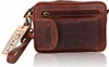 Leder Handgelenktasche Reise Handtasche kleine Produktbild-Vorschau 1