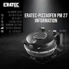 Eratec PM-27, 1 Pizza/Pizzen, Schwarz, 400 °C, 6 kg Produktbild-Vorschau 2