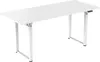 Výškovo nastaviteľný stôl 'Kirkkonummi' 180x80cm Biely Náhľad obrázku produktu 4