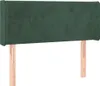 vidaXL Kopfteil mit Ohren Dunkelgrün 83x16x78/88 cm Samt Produktbild-Vorschau 1