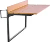 SucceBuy Table suspendue pour balcon, 38,1 x 99,1 cm, rampe Voir les images du produit 1