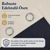 Thermovorhang Vorhang Kälteschutz Blickdicht Gardinen mit Produktbild-Vorschau 6