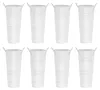 Metallvasen 8er Set - Blumeneimer/Blumenvasen - Eisen - Für Produktbild-Vorschau 1