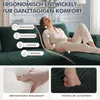 COMHOMA Ecksofa mit Schlaffunktion, 228cm Corduroy Produktbild-Vorschau 9