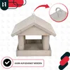 KOTARBAU® Mangeoire à Oiseaux à Suspendre Bois Naturel 26 x Voir les images du produit 5