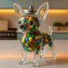 Keksdose Hund Chihuahua Glas Vorratsdose mit Deckel Produktbild-Vorschau 3