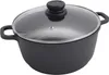 Aluguss Kochtopf 28cm Antihaft Induktion Herd Ofen Küche Produktbild-Vorschau 1
