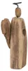 Clayre & Eef Dekorationsfigur Engel 22 cm Braun Holz Produktbild-Vorschau 4