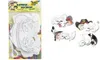 Folia 23219 Masque pour enfant - 6 pièces assorties, blanc Voir les images du produit 5