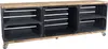 Edler TV Schrank aus Holz mit 5 Fächern, 150x53x30cm Produktbild-Vorschau 3
