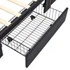 Łóżko tapicerowane 90x200 cm, ze złączem USB, z Podgląd zdjęcia produktu 10