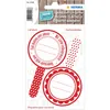 HERMA Deckeletiketten HOME "New Look Rot" 3 Blatt à 2 Produktbild-Vorschau 3