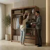 BEAUTYSOFA | Armoire HELA 160 cm en chêne Artisan – Armoire Voir les images du produit 3