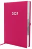 2027 ADINA Buchkalender Chefplaner A5 pink 1 Tag 1 Seite Produktbild-Vorschau 1