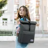 Cityrucksack Rolltop Rucksack Damen Herren, Rucksack Laptop Produktbild-Vorschau 2