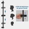 Auralum Duschstange,90 cm Verstellbar,Universelle Produktbild-Vorschau 9