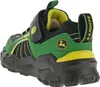 Rear view of a child's John Deere themed sneaker. Voir les images du produit