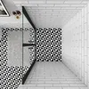 AICA Doppeltür Duschwand 80x180cm，6mm NANO Produktbild-Vorschau 3