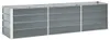 vidaXL Garten-Hochbeet Verzinkter Stahl 240×40×45 cm Grau Produktbild-Vorschau 8