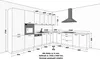 Winkelküche SIENA 350x290 cm Küchenzeile Einbauküche Produktbild-Vorschau 6