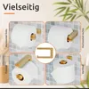 ECENCE Toilettenpapierhalter Holz Bambus - selbstklebend Produktbild-Vorschau 3