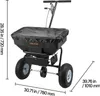 Spandiconcime VEVOR, capacità 59 kg, spandiconcime con Anteprima dell’immagine prodotto 10