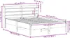 vidaXL Massivholzbett ohne Matratze 135x190 cm Kiefernholz Produktbild-Vorschau 8