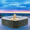 AREBOS Spa vířivka 2400 W, automaticky nafukovací, vnitřní Náhled obrázku produktu 2