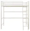 Hochbett 120 x 190 cm – Metall – Beige – METARELO Produktbild-Vorschau 1