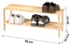 DOCHTMANN Botník se 2 policemi dřevěný 74x30x26cm Náhled obrázku produktu 2