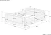 Seniorenbett extra hoch 180x200 Doppelbett Holzbett Produktbild-Vorschau 4
