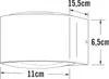 Gela Wandleuchte up / down anthrazit ‖  7882-370 Produktbild-Vorschau 4
