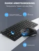 TECKNET Kabelloses Tastatur Maus Set, Deutsch QWERTZ Produktbild-Vorschau 3