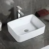 Umywalka Nablatowa Ceramiczna Stawiana Biała Blat Elegancka Podgląd zdjęcia produktu 11
