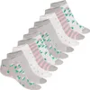 Celodoro Damen Süße Eco Sneaker Socken (10 Paar) Kurzsocken Produktbild-Vorschau 1