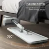 A mop head with a flexible swivel joint is shown reaching under a bed. Podgląd zdjęcia produktu