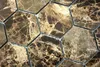 Mosaik Fliese Marmor Naturstein Hexagon Impala braun Produktbild-Vorschau 2