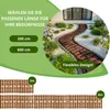 be4nature Gartenweg Holz Rollweg 50 x 600 cm Dunkelbraun – Produktbild-Vorschau 3